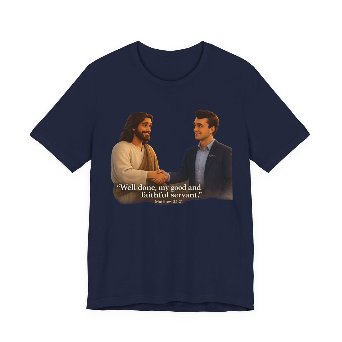 Faithful Servant Tee – "Well done, my good and faithful servant" Christian T‑Shirt