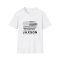 We Stand With Jaxson T-Shirt — American Flag Support Tee
