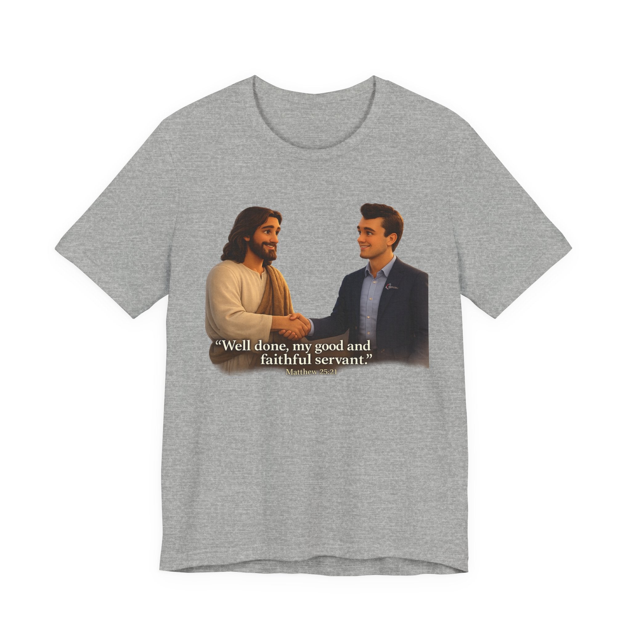 Faithful Servant Tee – "Well done, my good and faithful servant" Christian T‑Shirt