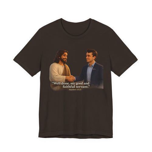 Faithful Servant Tee – "Well done, my good and faithful servant" Christian T‑Shirt