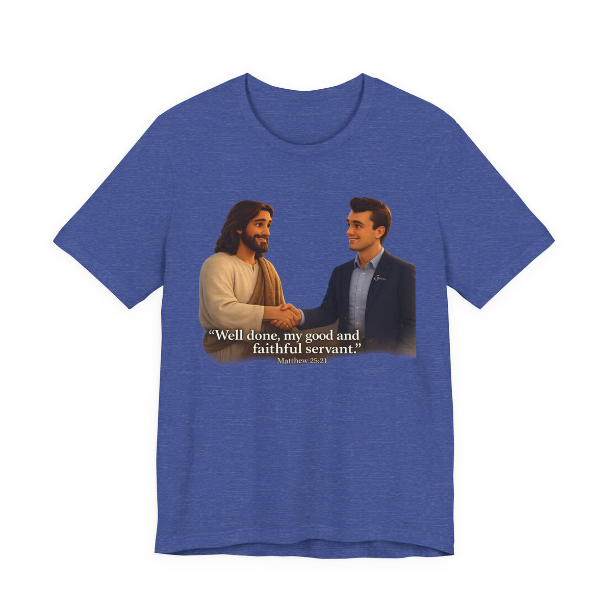 Faithful Servant Tee – "Well done, my good and faithful servant" Christian T‑Shirt