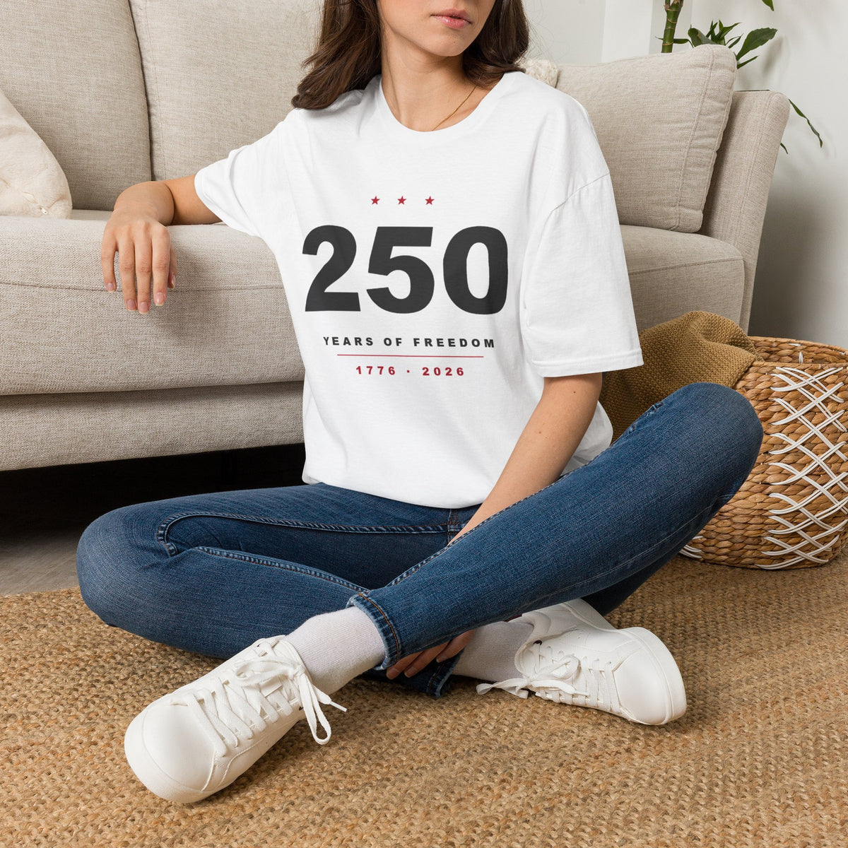 USA 250th Anniversary T-Shirt — American Support Tee